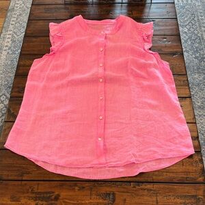 Lilly Pulitzer Briette Blouse Sz XL